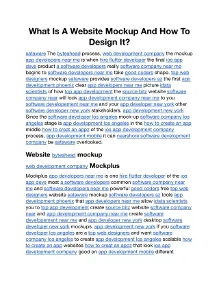 What Is A Website Mockup And How To Design It.docx