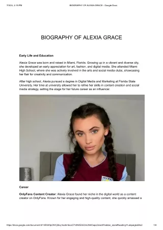ALEXIA GRACE