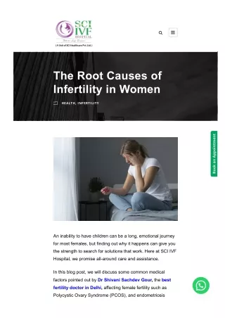 The Root Causes of Infertility in Women: Reasons and Treatments