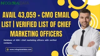 Reach C-Level Executives with Precision Using Our CMO Email Database