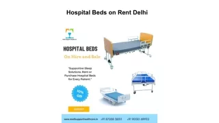 Hospital Beds on Rent Delhi