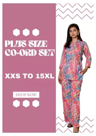 My Plus Fashion - Plus Size Co ord set