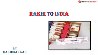 Send Rakhi to india