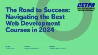 The Road to Success Navigating the Best Web Development Courses in 2024