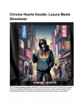 Chrome Hearts Hoodies_ Luxury Meets Streetwear