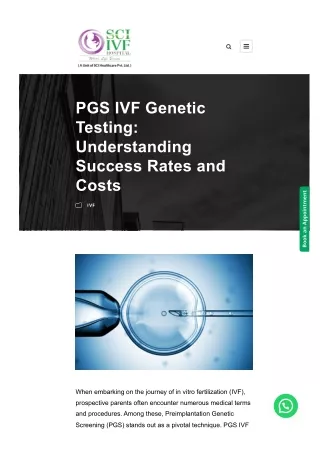 PGS IVF Genetic Testing - Understanding Success Rates and Costs