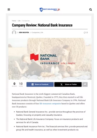 National Bank Insurance: Future Prospects and Expansion Plans