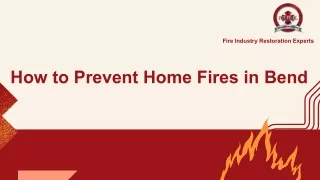 How to Prevent Home Fires in Bend