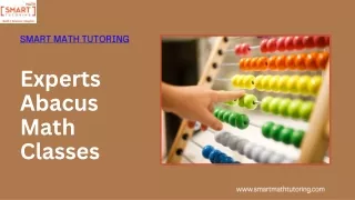 Abacus Math Classes by Smart Math Tutoring