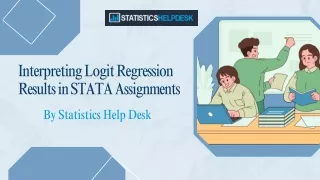 Interpreting Logit Regression Results in STATA Assignments