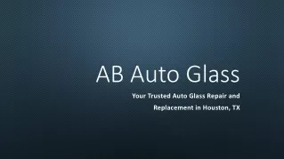 AB Auto Glass Side Car Window Replacement