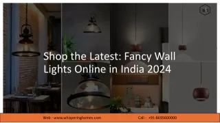 Shop the Latest Fancy Wall Lights Online in India 2024