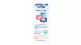 Cheapest SMM SERVICES