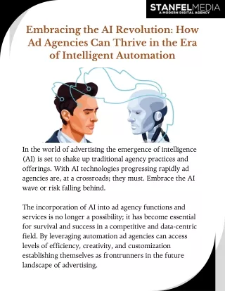 Embracing the AI Revolution How Ad Agencies Can Thrive in the Era of Intelligent Automation