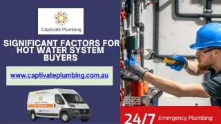 Learn Factors To Be Consider For Hot Water System Buyers