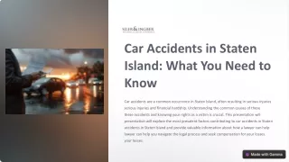 Common Causes Of Car Accidents In Staten Island And How A Lawyer Helps