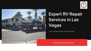 Las Vegas Stranded RV? We Bring the Repair Shop to You