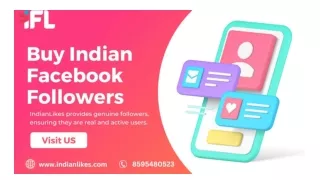 Buy Indian Facebook Followers - IndianLikes