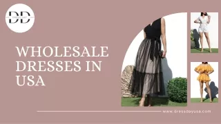 wholesale dresses in usa