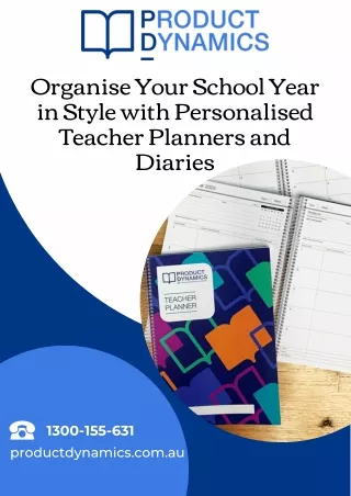 Organise Your School Year in Style with Personalised Teacher Planners and Diaries