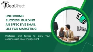 Mastering Connections: The Power of an Email List for Marketing