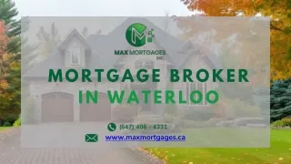 Mortgage Broker  in Waterloo