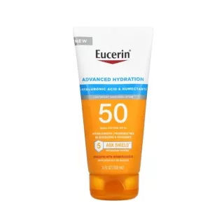 Eucerin Advanced Hydration SPF 50 Sunscreen Lotion with Hyaluronic Acid   Humectants- 150ml