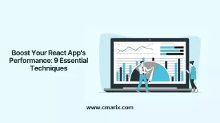 Boost Your React App's Performance 9 Essential Techniques