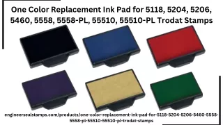 Ink Pad for 5118, 5204, 5206, 5460, 5558, and More Trodat Stamps