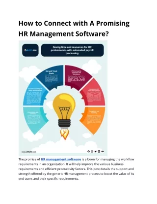 How to Connect with A Promising HR Management Software