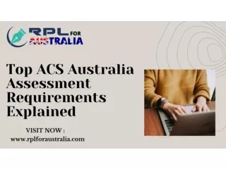 Top ACS Australia Assessment Requirements Explained