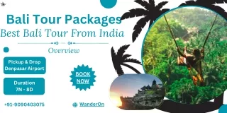 Unforgettable Bali Tour From India