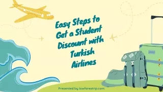 Easy Steps to Get a Student Discount with Turkish Airlines