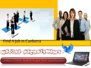 Find a Job in Canberra