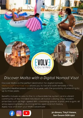 Discover Malta with a Digital Nomad Visa!