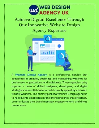 Achieve Digital Excellence Through Our Innovative Website Design Agency Expertise