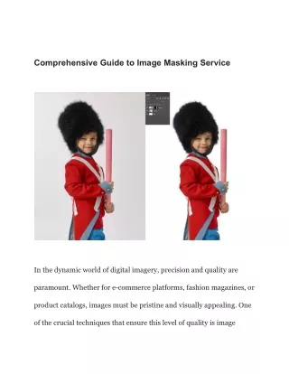 Comprehensive Guide to Image Masking Service