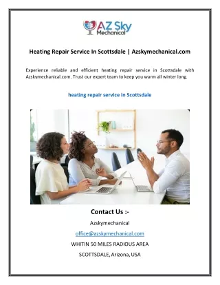 Heating Repair Service In Scottsdale  Azskymechanical.com
