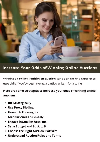 Increase Your Odds of Winning Online Auctions