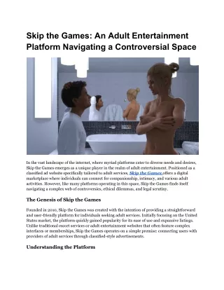Skip the Games_ An Adult Entertainment Platform Navigating a Controversial Space
