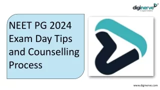 NEET PG 2024 Exam Day Tips and Counselling Process