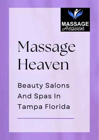 Discover the Healing Power of Thai Massage in Tampa