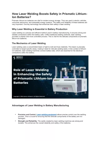 How Laser Welding Boosts Safety in Prismatic Lithium-Ion Batteries.docx