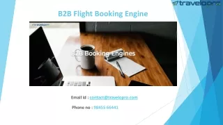 B2B Flight Booking Engine