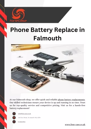 Phone Battery Replace in Falmouth