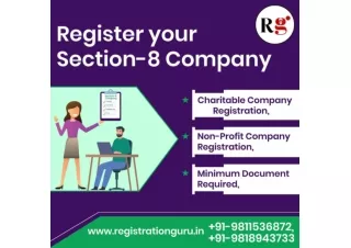 Section 8 Company Registration in India