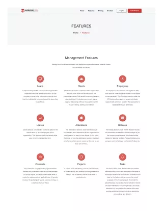 Work day CRM features