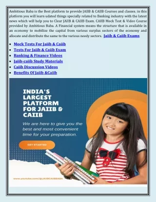 Benefits Of Jaiib &Caiib