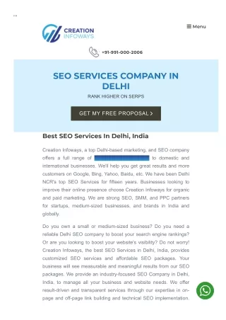 Grow Your Small Business with the Best SEO Services in Delhi