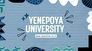 Yenepoya University Bangalore